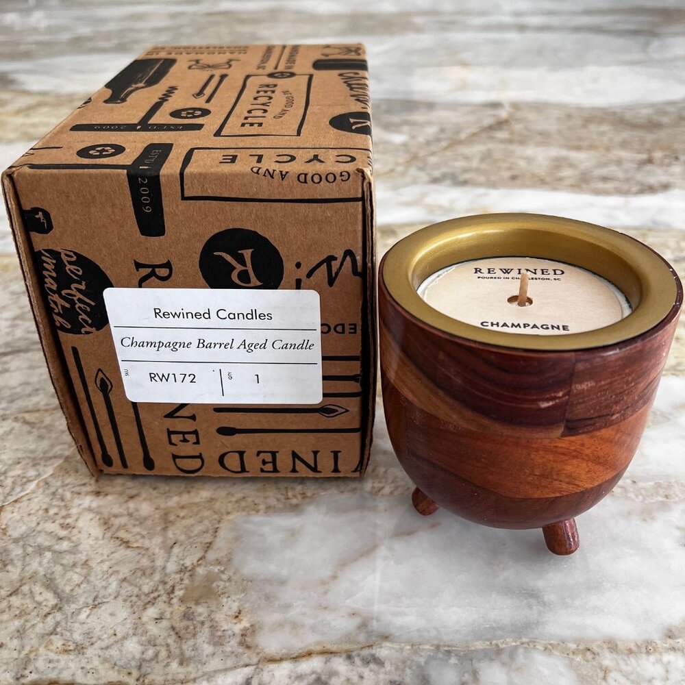 NWB Rewined Candles Champagne